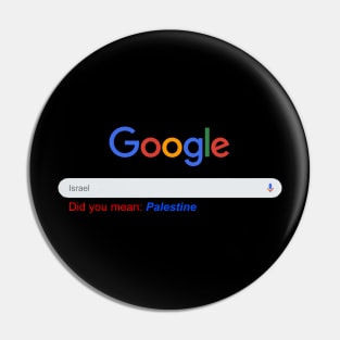 Did you mean Palestine? Pin