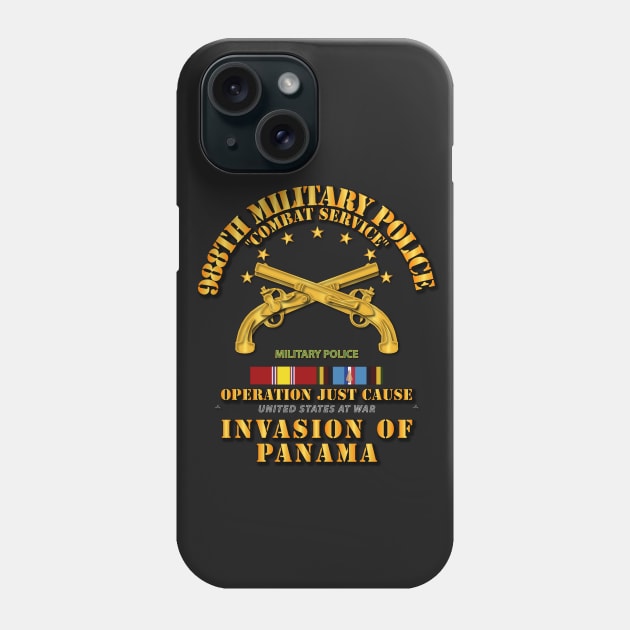 Just Cause - 988th Military Police Co w Svc Ribbons Phone Case by twix123844