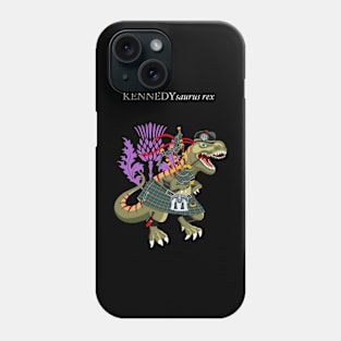 Clanosaurus Rex KENNEDYsaurus rex Kennedy Scotland Ireland Family Tartan Phone Case