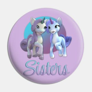 Unicorn Sisters Pin