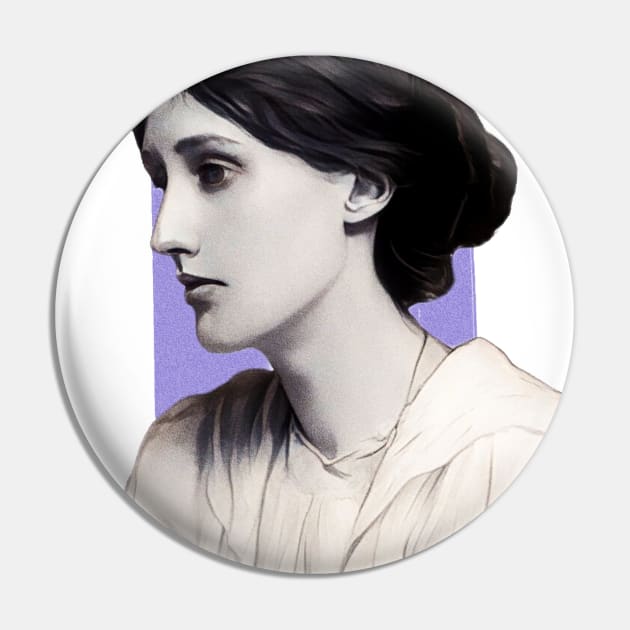 English Novelist Virginia Woolf illustration Pin by Litstoy 