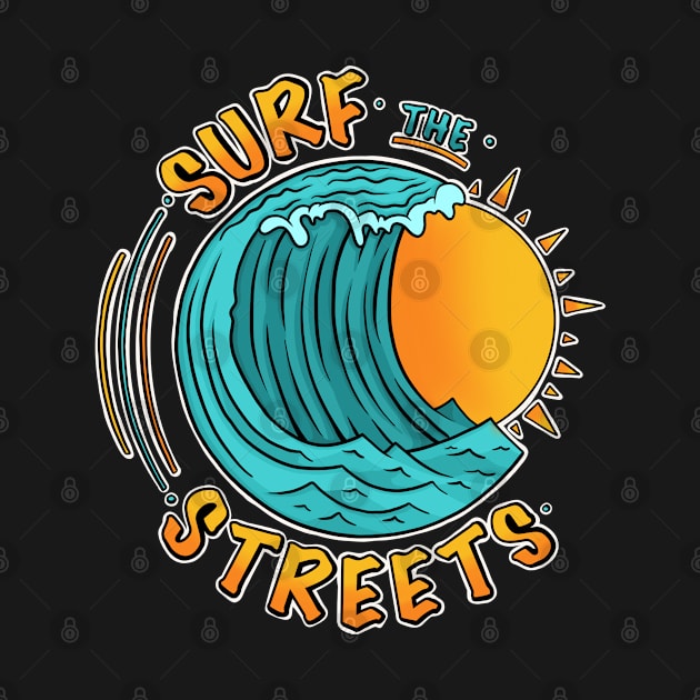 Surf the streets by NOIZ_ART