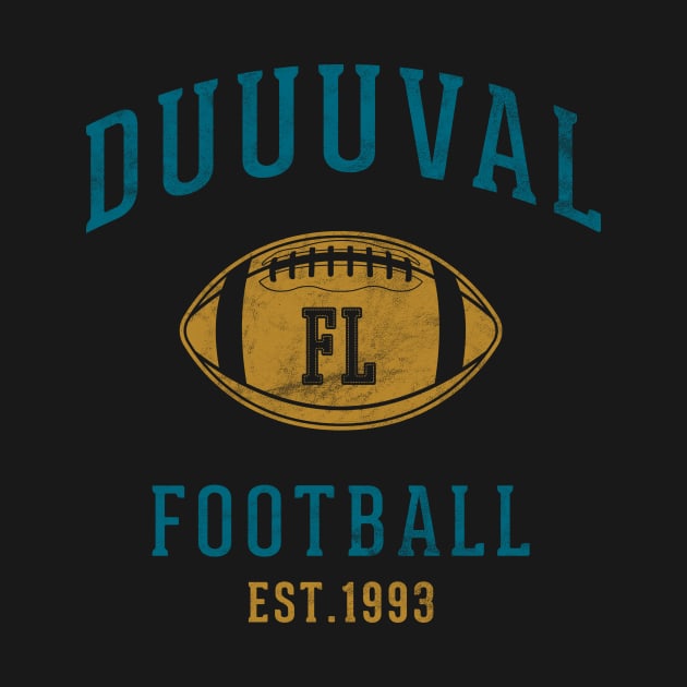 Duuuval Jacksonville Vintage Jaguars by BooTeeQue