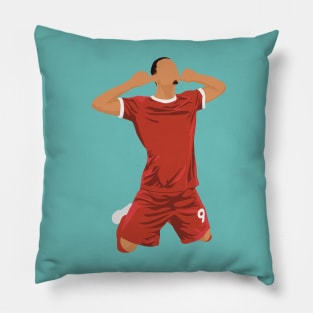 darwin nunez celebration minimalist illustration Pillow