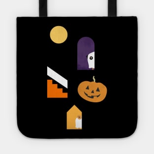 Hide and Seek Pug Halloween Tote