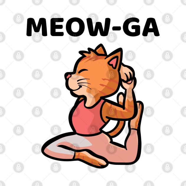 Meow-Ga Yoga Cat Mom by Illustradise