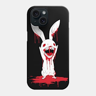 Beware White Rabbit Comic Horror Art I Phone Case