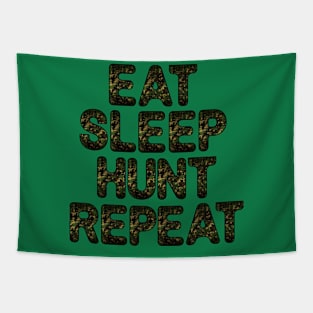 Hunters Camouflage Text Tapestry