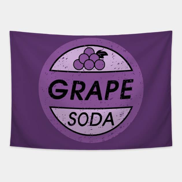 Grape Soda Badge Tapestry by ThisIsFloriduhMan