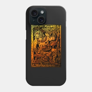 MESOAMERICAN MAYAN FIGURE Phone Case