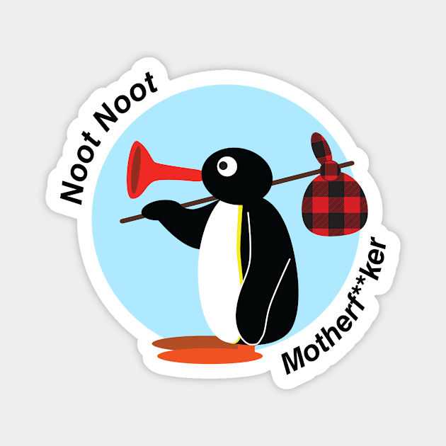 Pingu - Noot Noot, Mofo Magnet by stickerfule