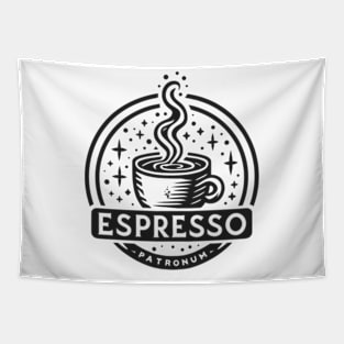 Espresso Patronum - Logo - Funny Fantasy Tapestry