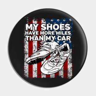 My Shoes Marathon Runner Pin