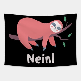 Cute Koala Funny German Sayings Nein Tapestry