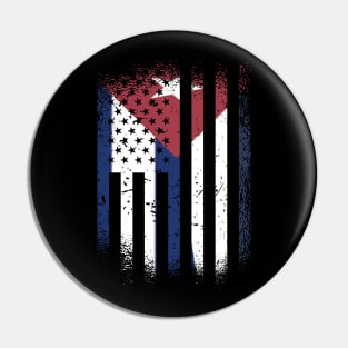 Cuban American Pin