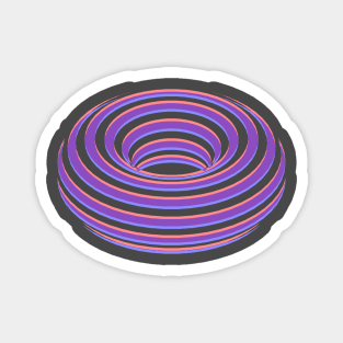 Double Vision Donut Slices Magnet