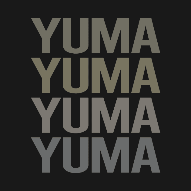 Gray Text Art Yuma by flaskoverhand