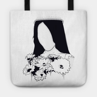 Black & white Elegant Art 12 Tote