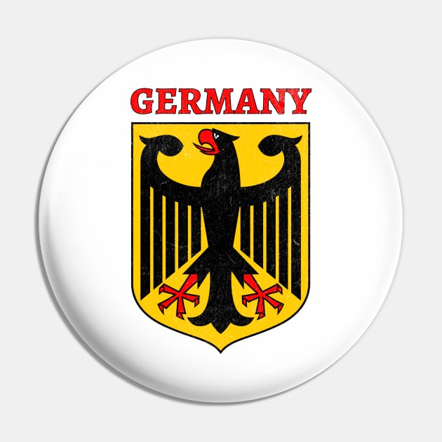 German Coat of Arms Pin by SunburstGeo