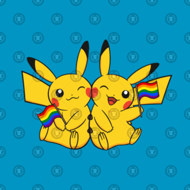 Gay Pride Pikachu Pokemon T Shirt Teepublic