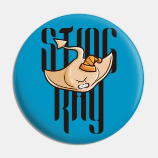 Cool and Brave Stingray Pin