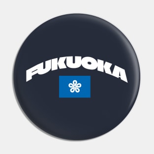 Fukuoka, Japan City Flag Pin