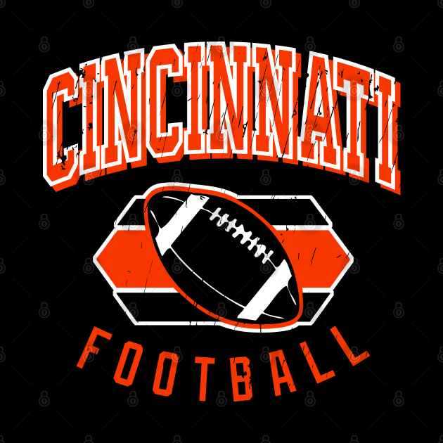 Vintage Cincinatti Football by funandgames