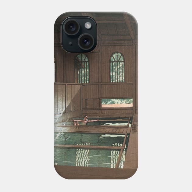 Hoshi Hotsprings in Joshu by Kawase Hasui Phone Case by Takeda_Art