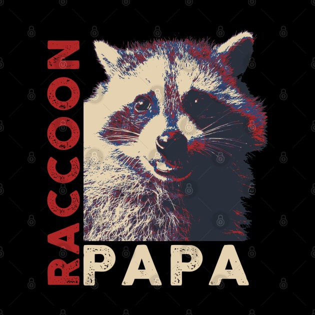 Raccoon Papa by mia_me
