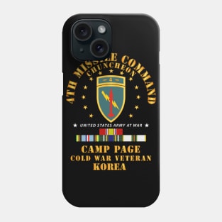 4th Missile Command - Camp Page - Chuncheon, Korea - Cold War Veteran X 300 Phone Case