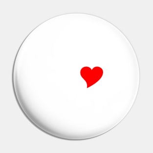 For all values of x, I love x! - light text Pin