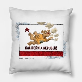 California MJ Bear Pillow