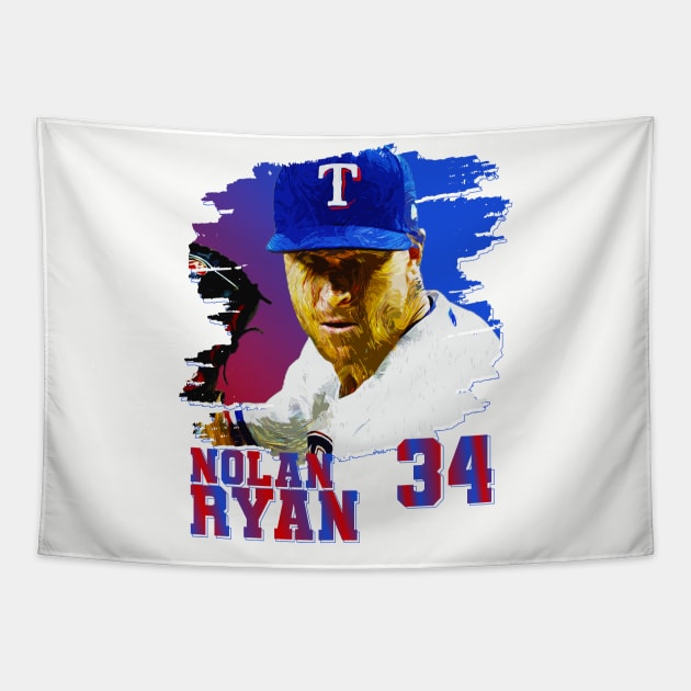 Nolan ryan Tapestry by Aloenalone