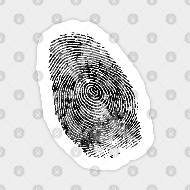 Fingerprint Magnet by RosaliArt