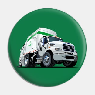 Cartoon Garbage Truck Pin