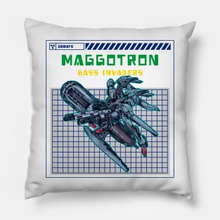 Maggotron Bass Invaders Version 1 Pillow