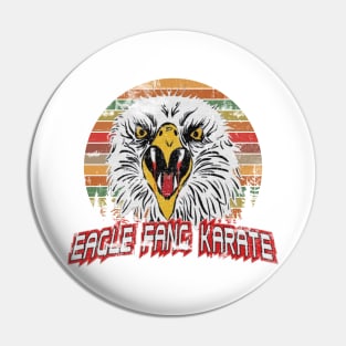 vintage eagle fang karate Pin