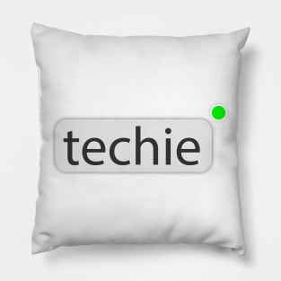 techie programmer guy Pillow