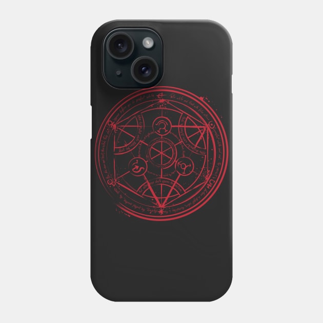 Transmutation Circle Phone Case by DrMonekers