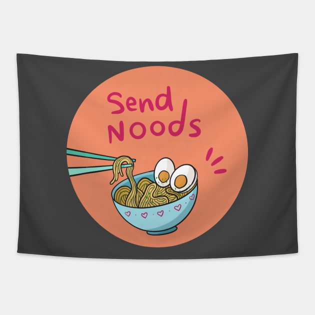 Send Noods Tapestry by Lady Gabe