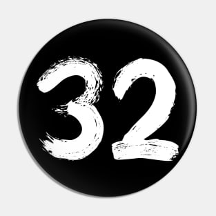 Number 32 Pin