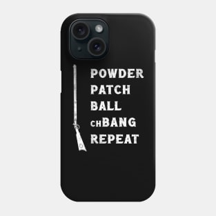 Muzzleloader Powder Patch Ball Repeat Phone Case