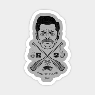 Ron Swanson Canoe Camp Magnet