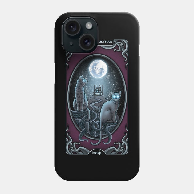 Lovecraft Tarot The Moon Phone Case by EmptyIs