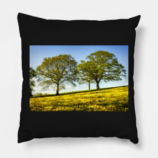 Beautiful Buttercup Meadow Pillow