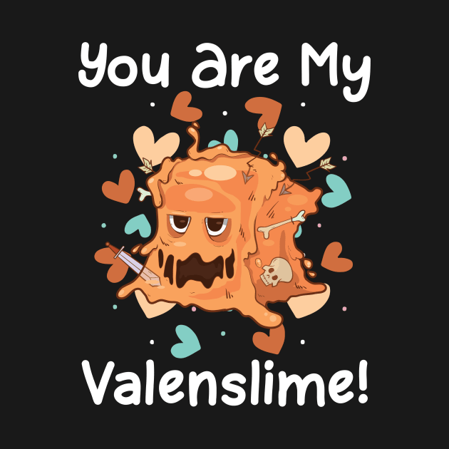 You Are My Valenslime Roleplaying Video Game RPG Couple Gift by TellingTales