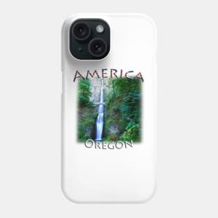 America - Oregon - Multnomah Falls Phone Case