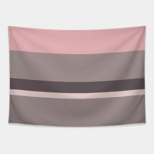 An unparagoned bind of Dirty Purple, Spanish Gray, Pale Pink and Soft Pink stripes. Tapestry
