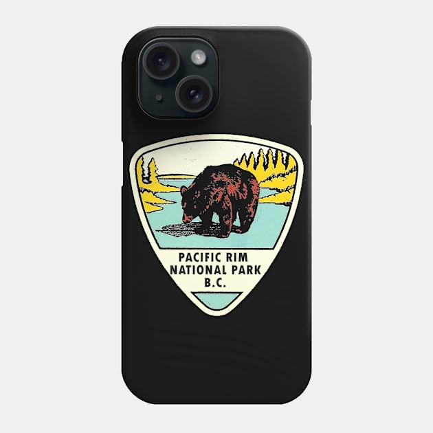 Pacific Rim National Park BC Vintage Phone Case by Hilda74