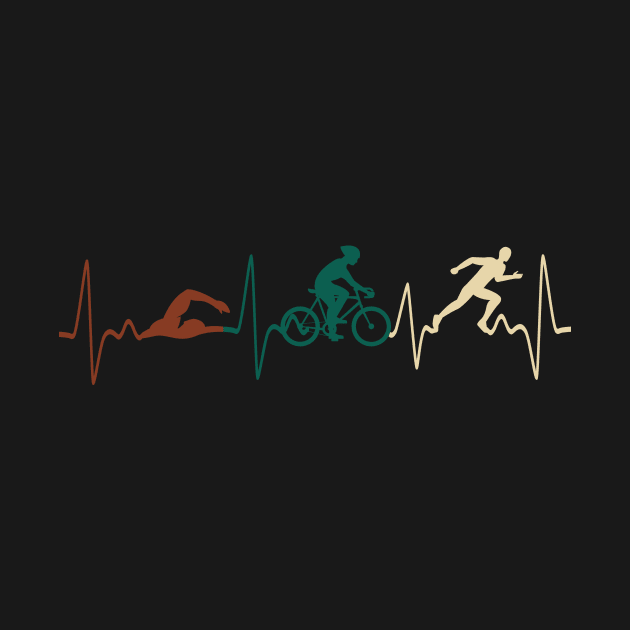 Swimming Running Cycling Triathlete Triathlon by shirtsyoulike